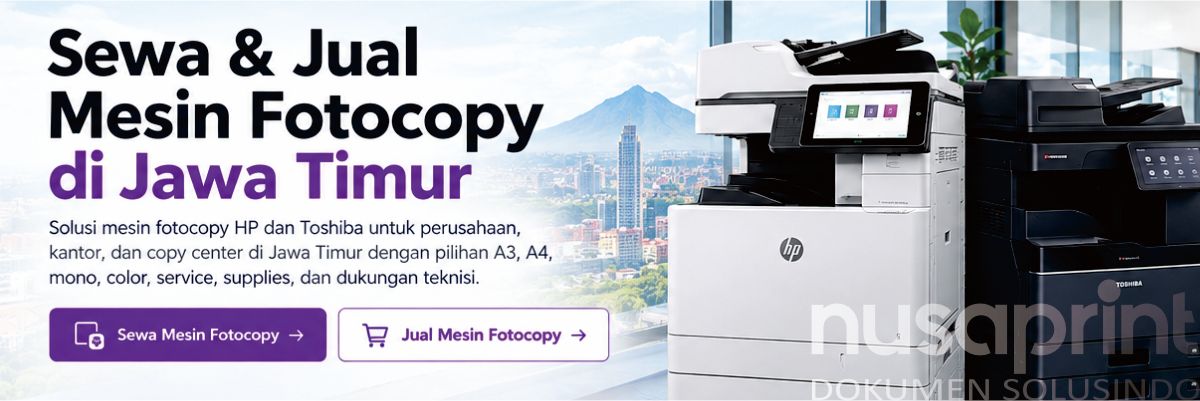 Sewa Jual Mesin Fotocopy Jawa Timur